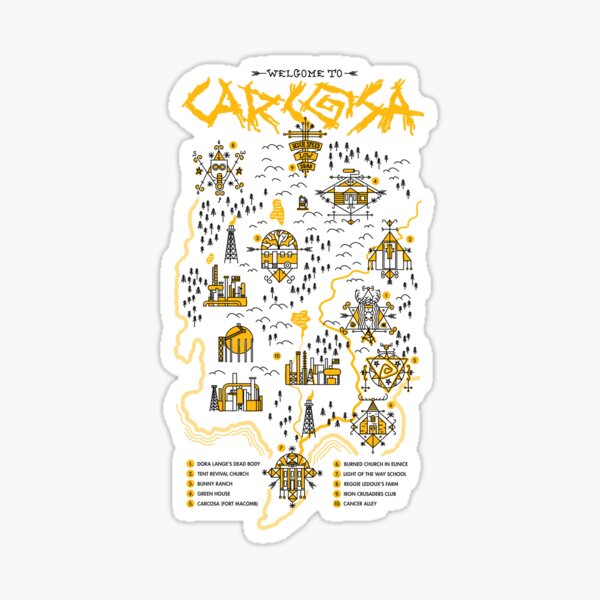 Vista previa del artículo con la obra «Bienvenido a Carcosa», diseñado y vendido por robertfarkas.
