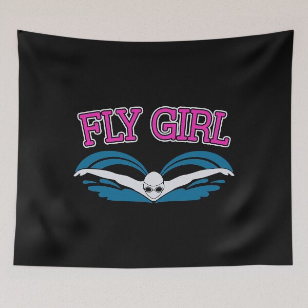Item preview, Swimming Swim Fly Girl designed and sold by Bendthetrend.