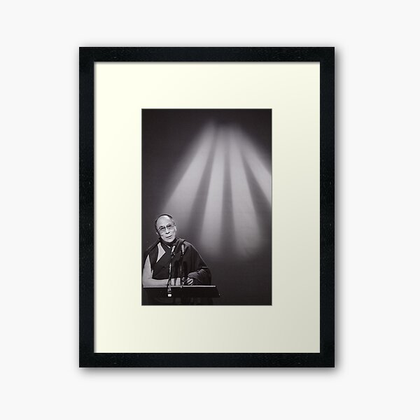 Dalai Lama Gerahmter Kunstdruck