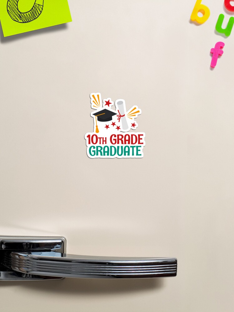 Graduate 12th Grade Sticker for Sale by Bendthetrend