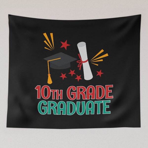 Item preview, Graduate 10th Grade designed and sold by Bendthetrend.