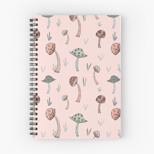 Item preview, Jardín de setas terroso en rosa designed and sold by Rochelle Rae Design.