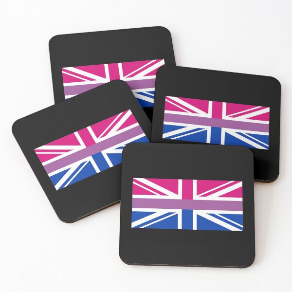 Item preview, Gay Pride LGBT Bisexual Bi GB UK Union Jack Flag design designed and sold by phoxydesign.