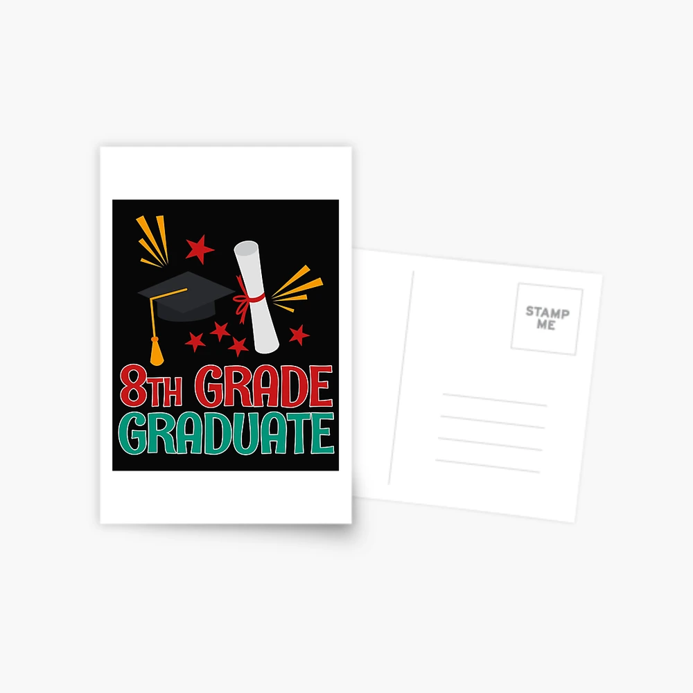 8th grade promotion cards Amazon.com: Obbyidk Middle School Graduation Card, Congratulations Cards  for Eighth-grade Student, 8th Grade Graduation Gift for Boy Girl, Hello  High School : Office Products