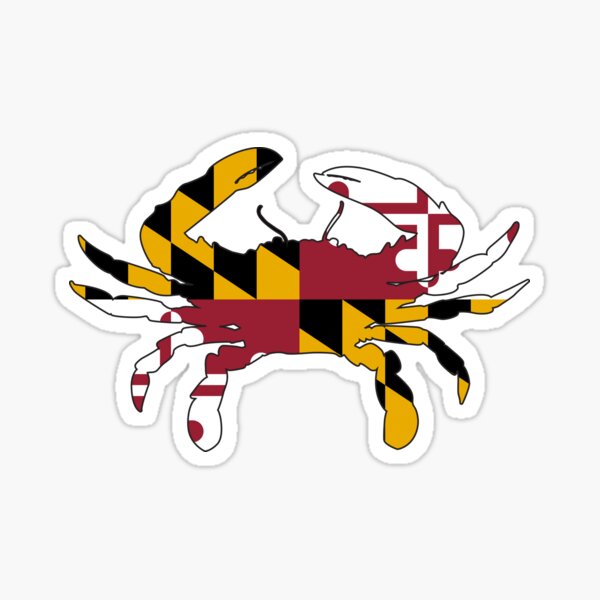 Maryland Flag Charter Boat Vehicle Decal. Charter Boat 