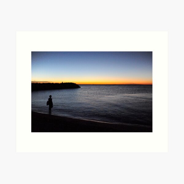 South Beach dusk Art Print