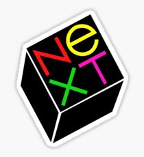 NextSTEP next cube logo Sticker
