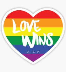 Liebe gewinnt Sticker