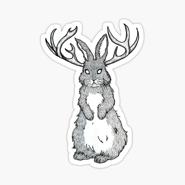 The Jackalope Sticker