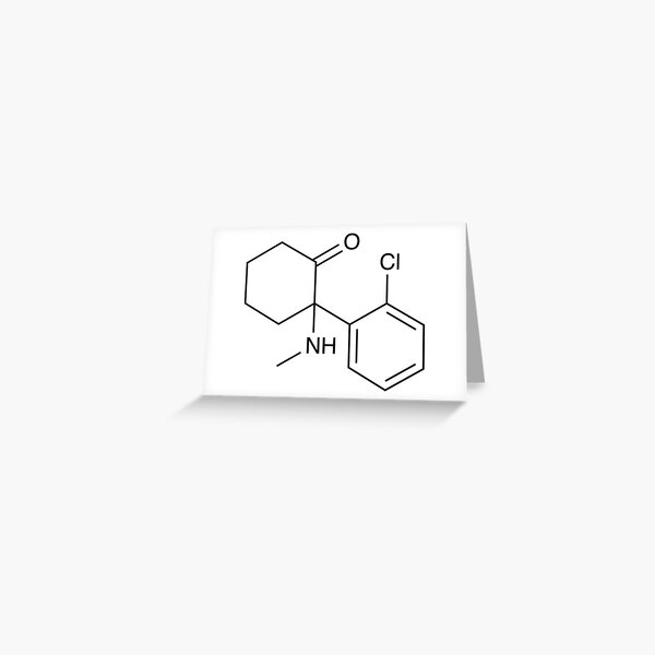 Ketamine Compound Greeting Card