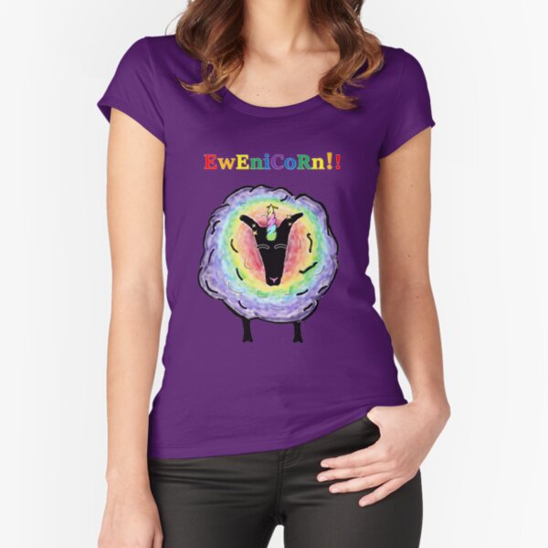 Ewenicorn Fitted Scoop T-Shirt