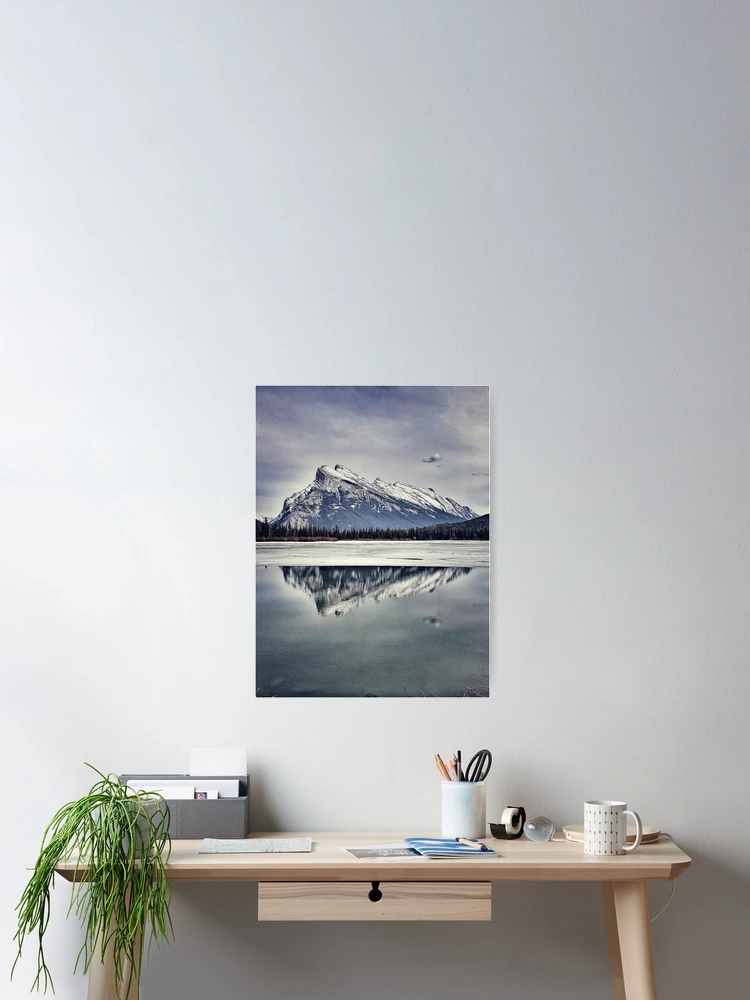 Thumbnail 2 of 3, Poster, Mount Rundle Reflected designed and sold by indigorayz.