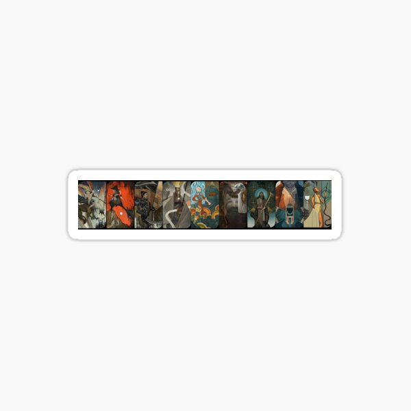 Aperçu de l'œuvre Cartes de Tarot Companion Dragon Age Inquisition créée et vendue par Rosealeehiggins.