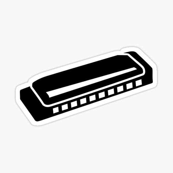 Harmonica Stickers Redbubble