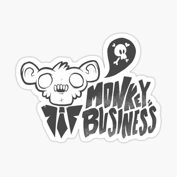 Monkey Business Sticker