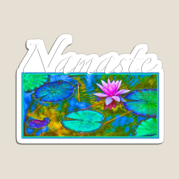 Yoga Lotust Namaste Magnet
