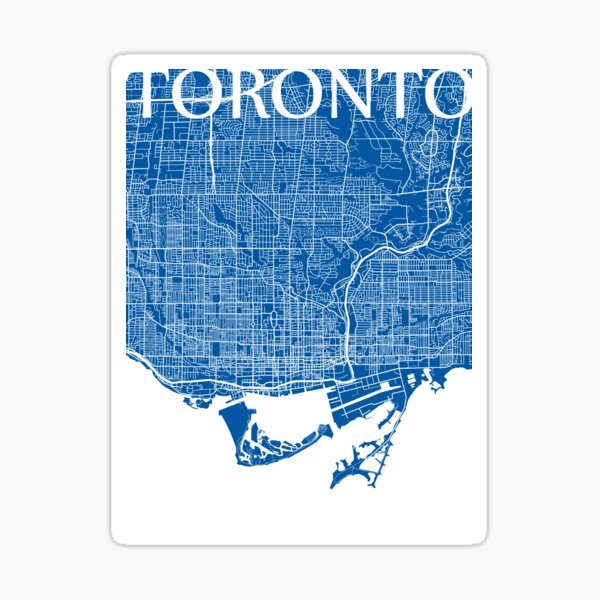 Artikel-Vorschau von Toronto (Blau), designt und verkauft von CartoCreative.