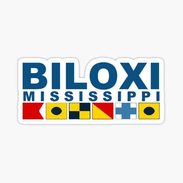 Biloxi - Mississippi. Sticker