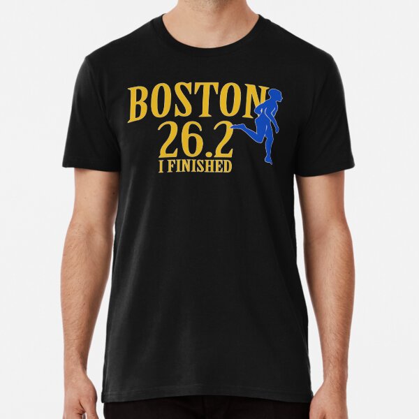 Boston 26.2 Marathon support crew shirt For Men-Women-Youth T-Shirt