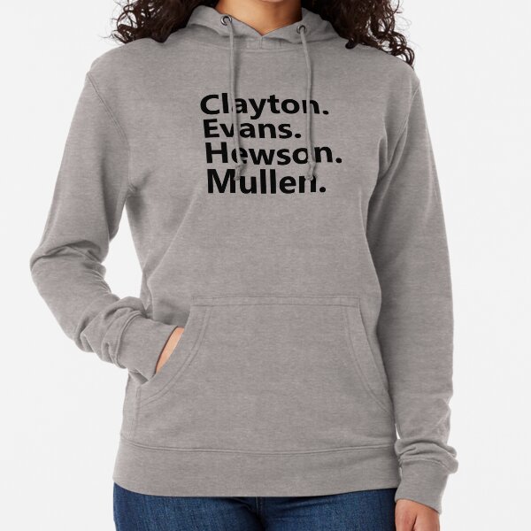Clayton. Evans. Hewson. Mullen. U2 Lightweight Hoodie