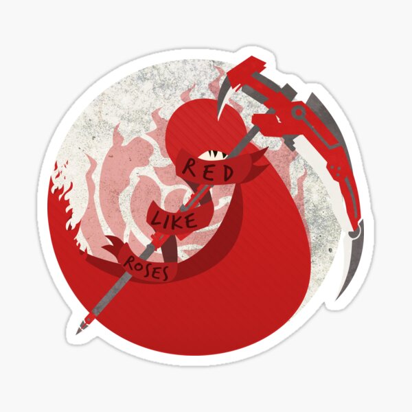 Red Like Roses Sticker