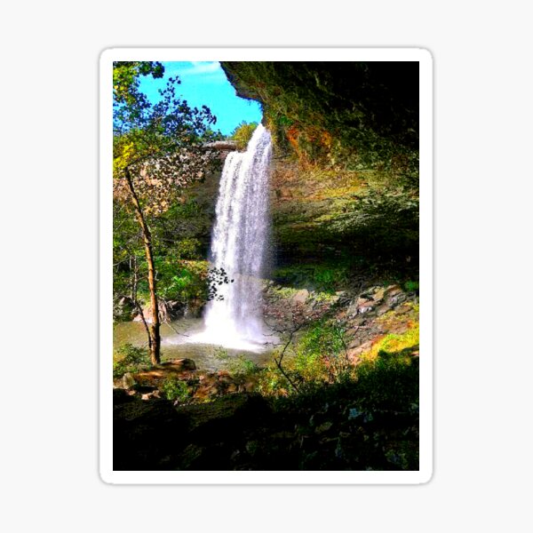 Under Noccalula Falls Sticker