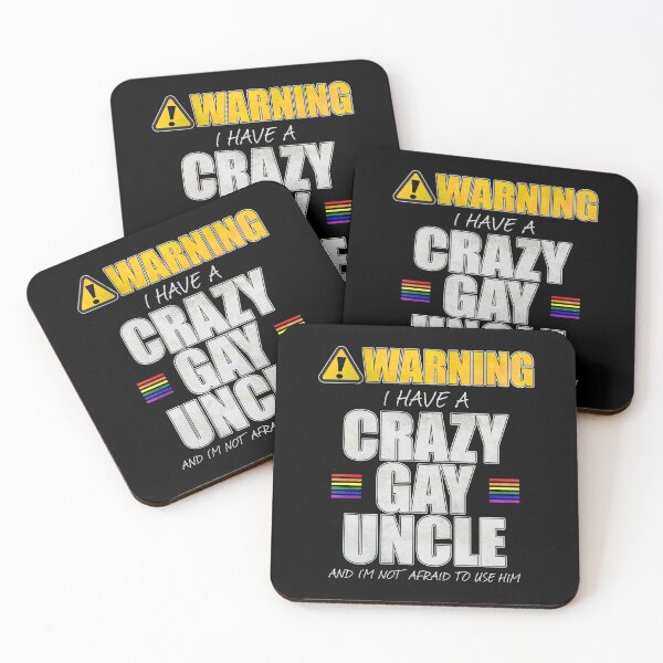 Item preview, Warning I Have a Crazy Gay Uncle designed and sold by Patrick Hiller.