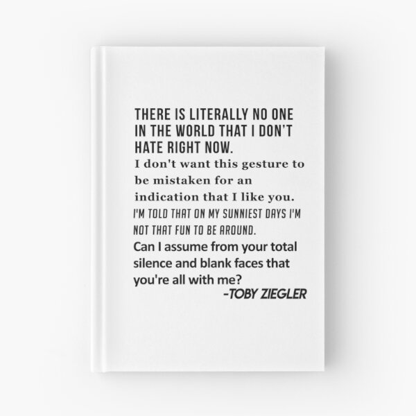 Item preview, Toby Ziegler West Wing quotes designed and sold by FlatlandsDesign.