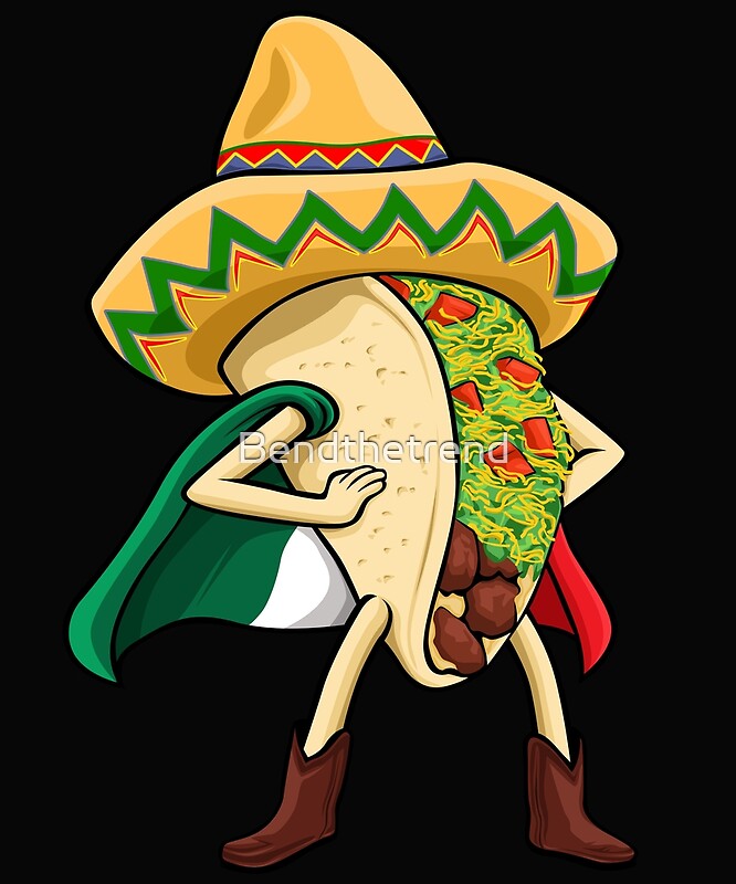 “Super Taco Mexican Flag Sombrero” by Bendthetrend | Redbubble