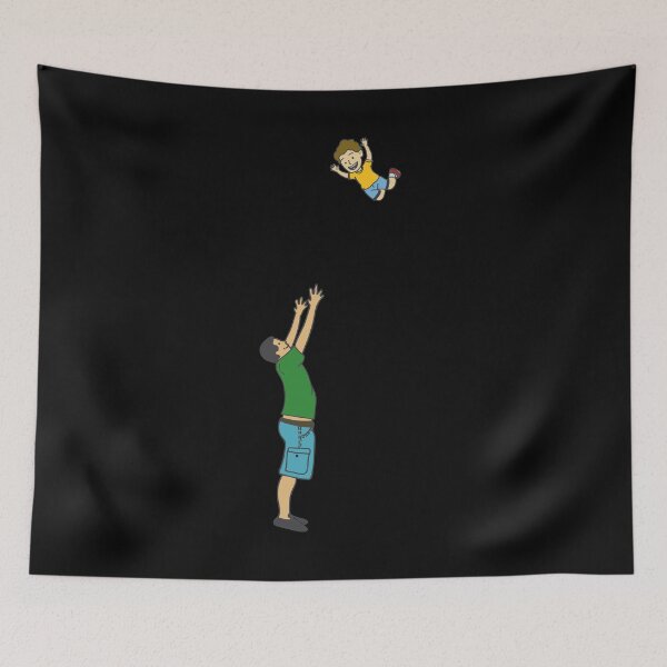 Item preview, Best Father in World Funny Papa Parenting Kid Tossing designed and sold by KNUXX Shop.