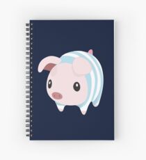 Poogie Piggie Monster Hunter Print Pj Pajama Spiral Notebook