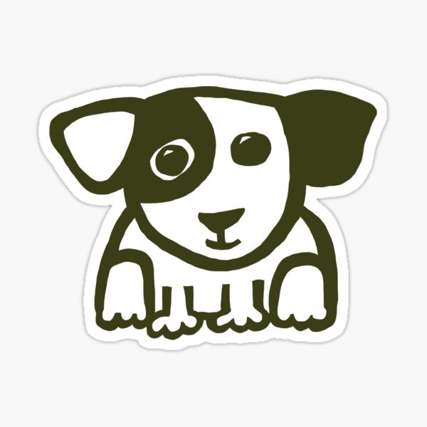 cute puppy 1 Sticker