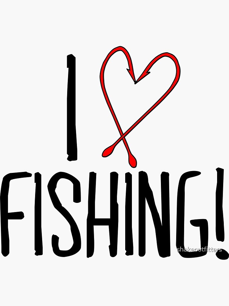 I Love Fishing | Sticker