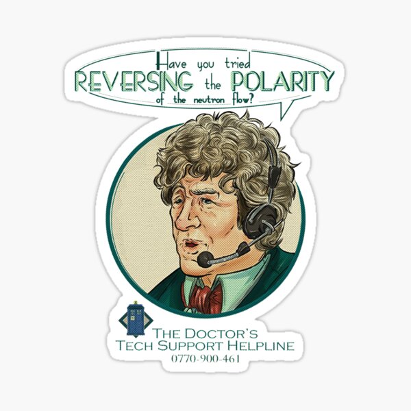 Reverse the Polarity Sticker