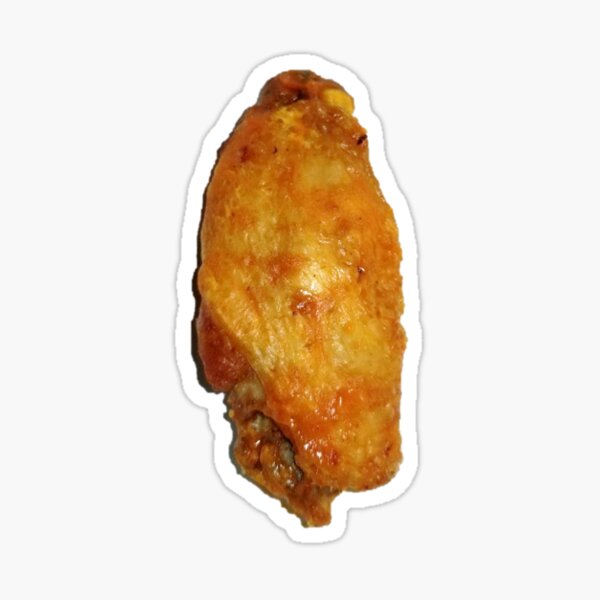 Item preview, Real Chicken Wing Sticker designed and sold by baballer17.