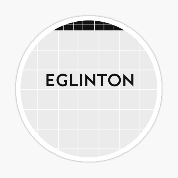 EGLINTON Subway Station Sticker