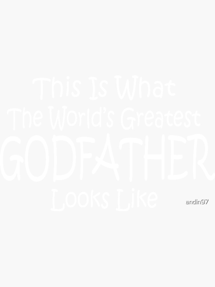 Pegatina «Cumpleaños del Día del Padre del PADRINO más grande del mundo