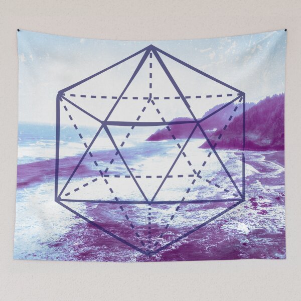 Item preview, Ocean Forest - Geometric Nature Element of Water designed and sold by artcascadia.