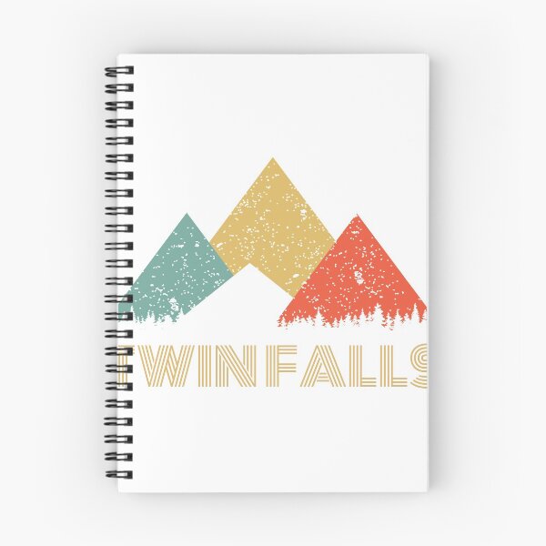 Item preview, Retro City of Twin Falls Mountain Shirt designed and sold by Theodore Cory.