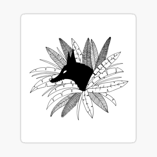 Bush Dog Sticker