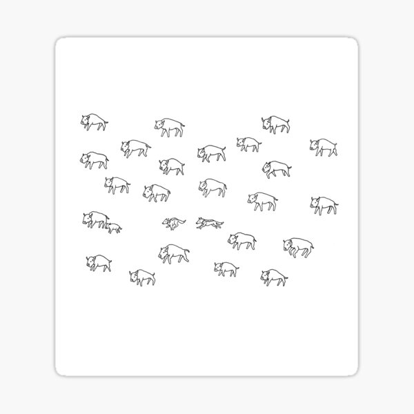 Wolf Hunt Sticker