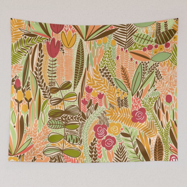 Item preview, Gorgeous Abstract Fall Floral designed and sold by pugmom4.
