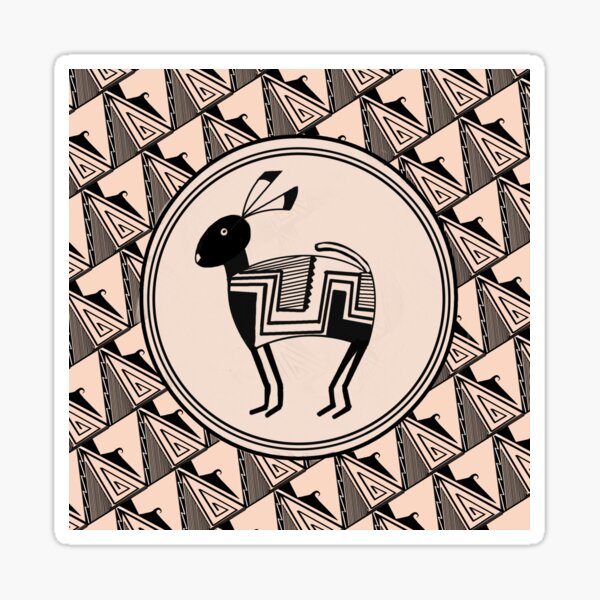 Mimbres Pattern Sticker