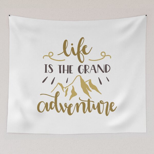 Item preview, Life Is The Grand Adventure designed and sold by Anna Fok.