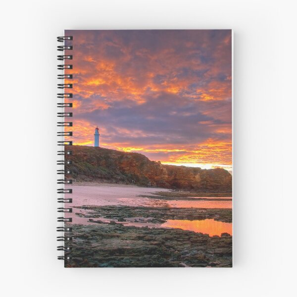Item preview, First Light Over Split Point Lighthouse, Victoria designed and sold by ChristineJayne.