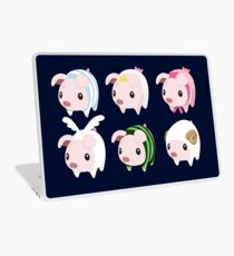 Poogie Piggie Monster Hunter Print all 6 Laptop Skin