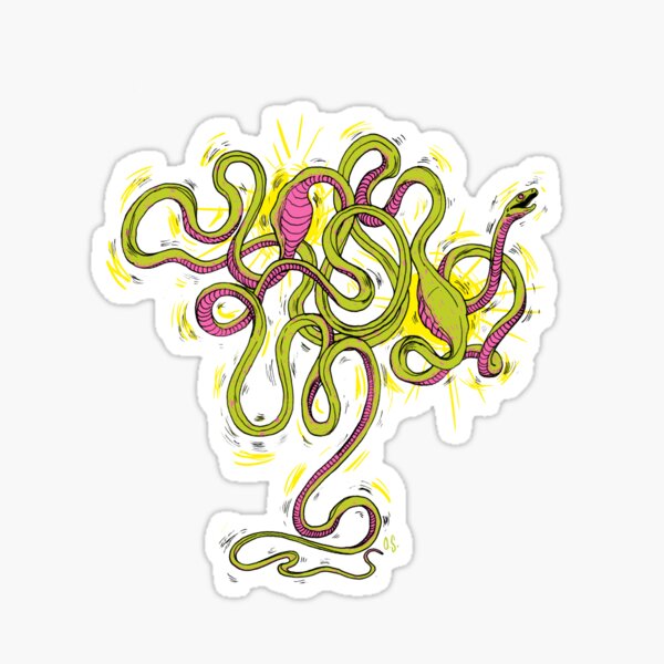 Adam and Eve Sticker