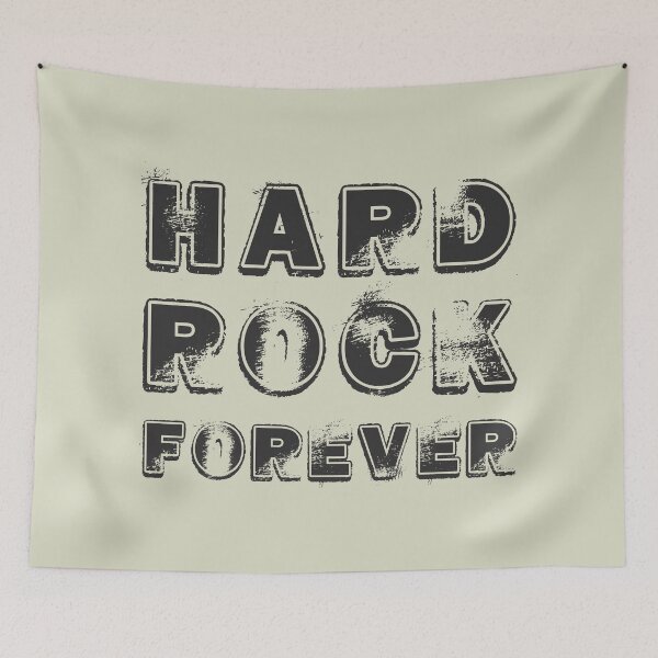 Item preview, HARD ROCK FOREVER! Black and white - digital paint by Iona Art Digital designed and sold by IonaArtDigital.