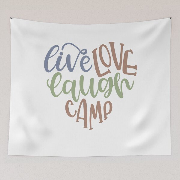 Item preview, Live Love Laugh Camp designed and sold by Anna Fok.