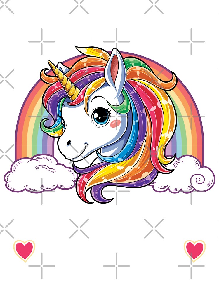 Unicorns Are Born In July T Shirt Unicorn Rainbow Birthday